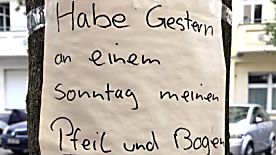 Felix, 34, verliert Pfeil und Bogen